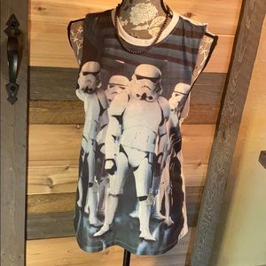Star Wars mighty fine zipper tank